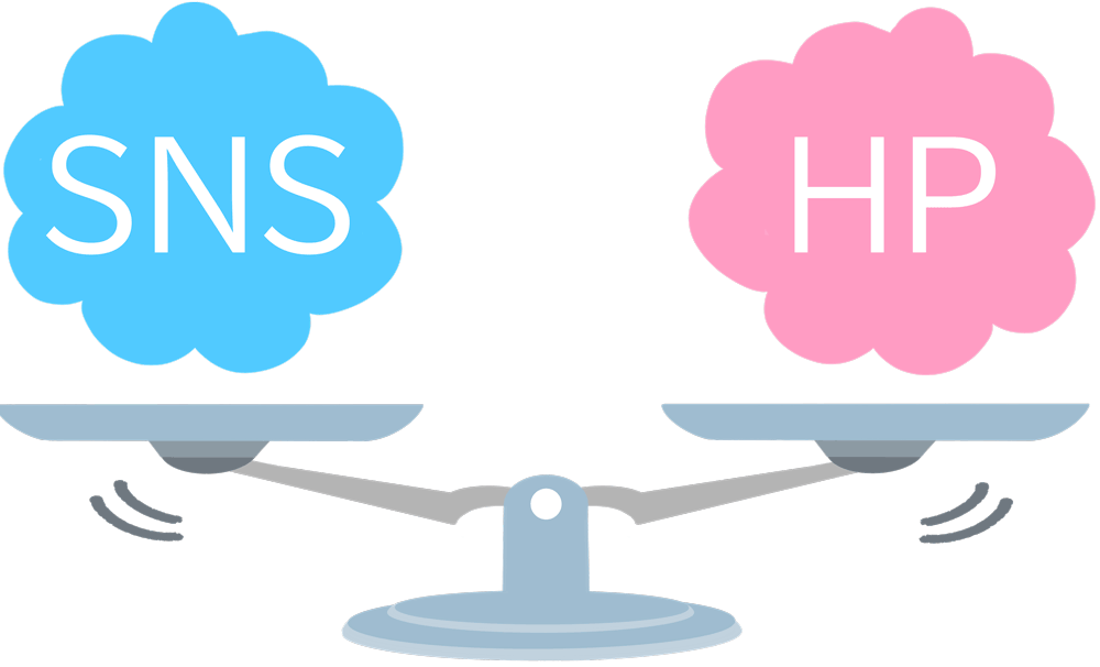 HPとSNSどちらが良い？