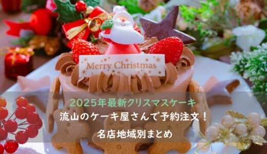 【２０２５年最新クリスマスケーキ】流山のケーキ屋さんで予約注文しよう♪ 名店地域別まとめ