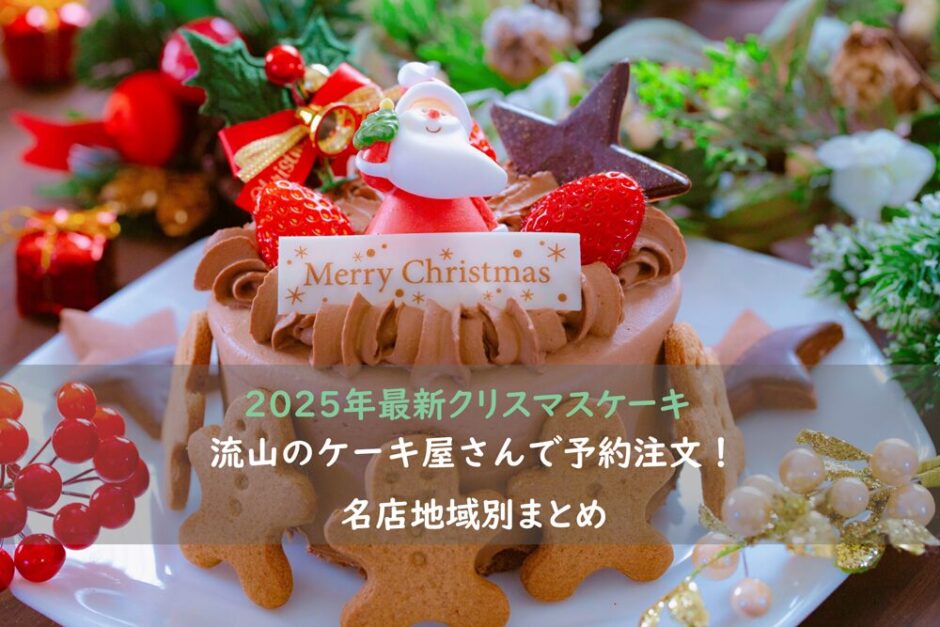 【２０２５年最新クリスマスケーキ】流山のケーキ屋さんで予約注文しよう♪ 名店地域別まとめ