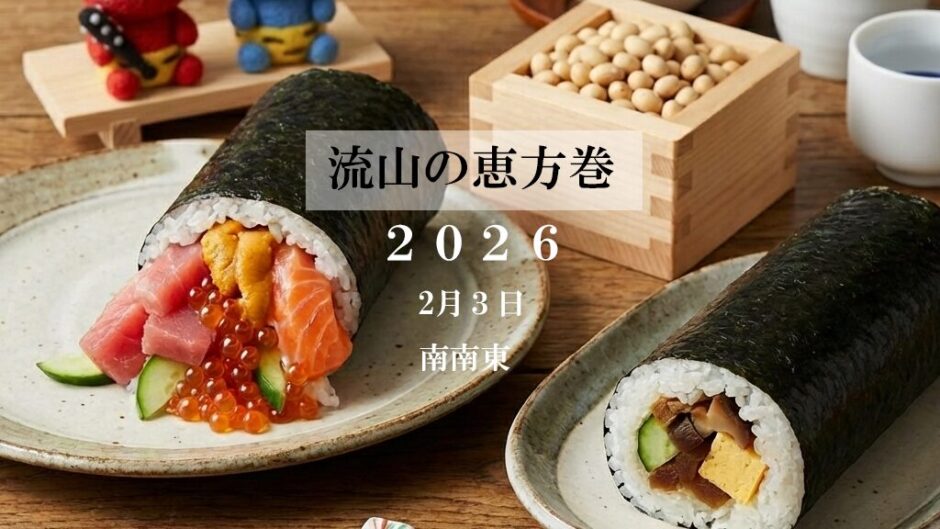 【2026年版】今年の福を巻き込もう！流山のおすすめ「恵方巻」特集