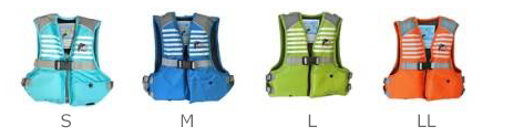 【水難事故防止】学校の水泳授業代替・ライフジャケットレンタルのAQUA SALUS：ライフジャケットサイズ