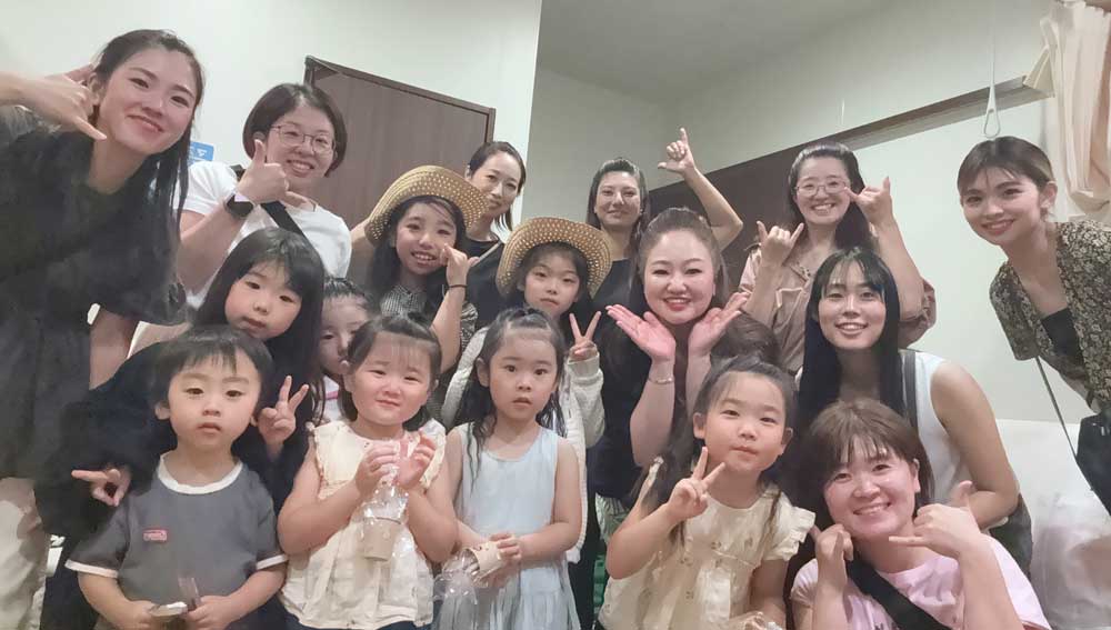 【フラダンス教室】リコプア流山：ワヒネクラス＆ケイキクラス（キッズ）集合写真