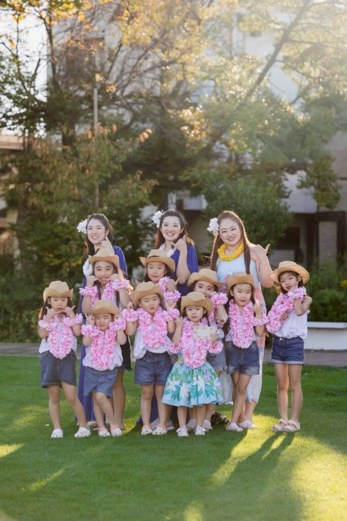 【フラダンス教室】リコプア流山ワヒネクラス＆ケイキクラス集合写真