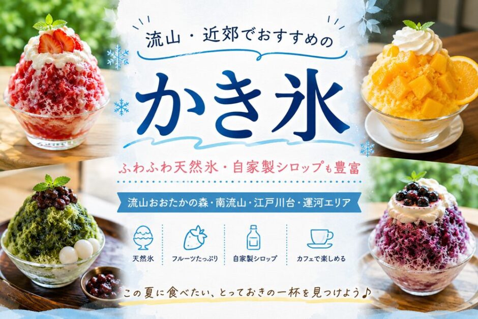 流山・近郊でおすすめのかき氷9選【2026年最新】