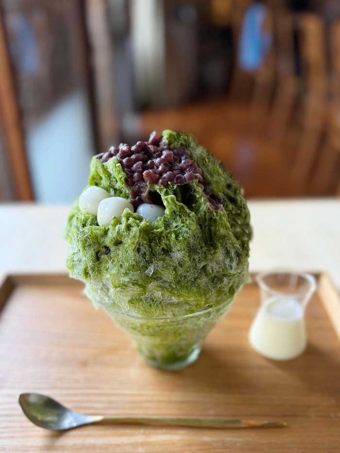 【流山おおたかの森】鳥おやじ特製かき氷(抹茶)