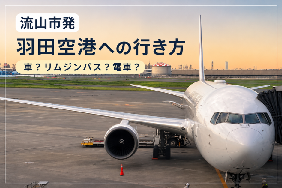 流山市発｜羽田空港への行き方まとめ