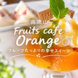 南流山のフルーツカフェオレンジの不知火パフェ
